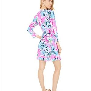 NWT Jessalynne Wrap Romper In Cockatoo Pink Pretty In Pink